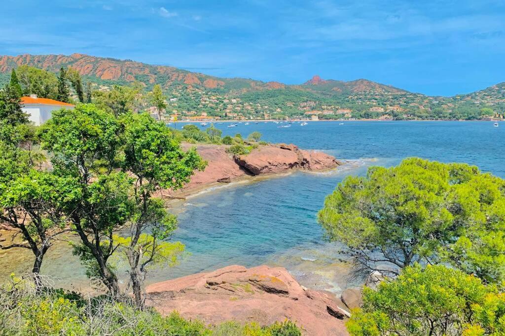 Superbe 4 Couchages Avec Terrasse - Clim - 50M De La Mer Saint-Raphaël 외부 사진